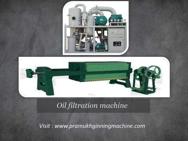 oil filtration machine